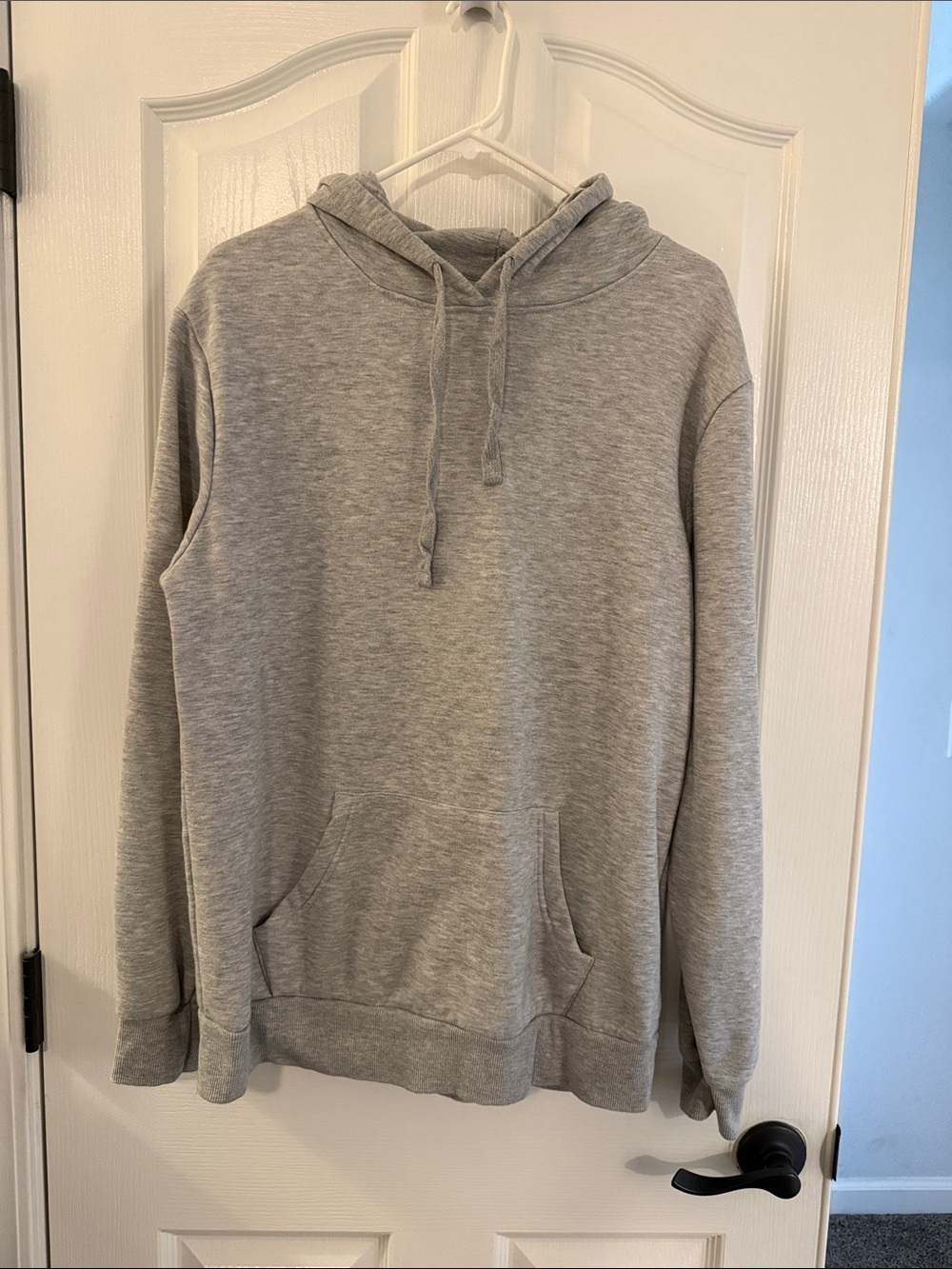 Men's grey hoodie